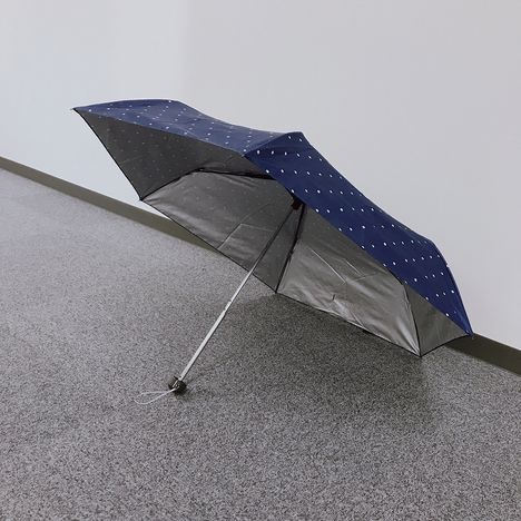 晴雨兼用折りたたみ傘　ドット
